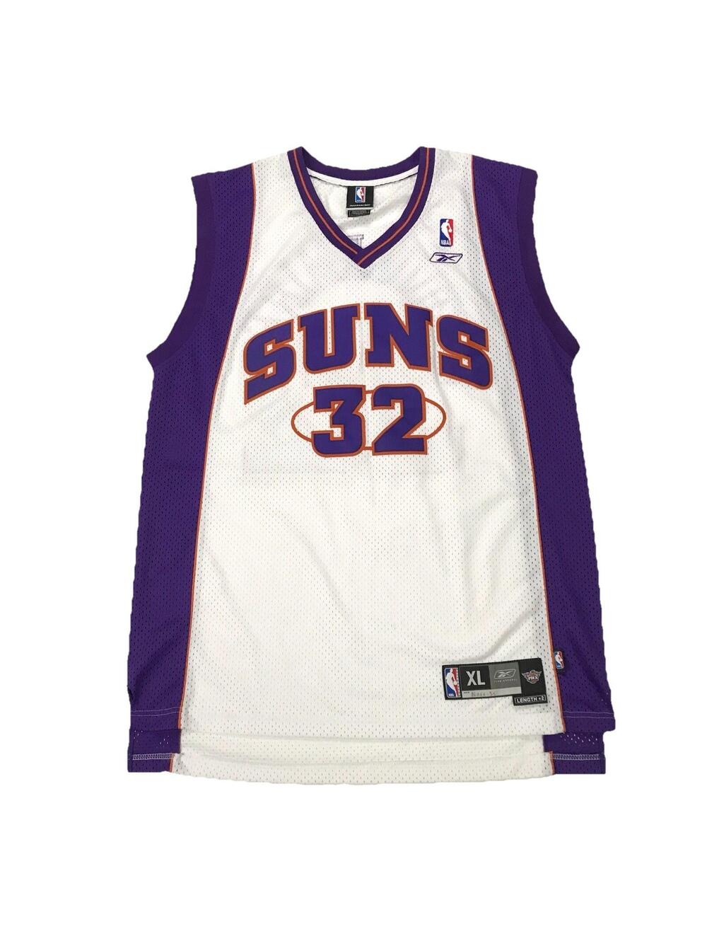 Vintage Reebok Phoenix Suns Amare Stoudemire Jersey Mens XL White 32 Stitched